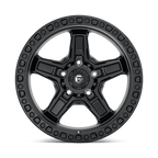 Fuel 1Pc D697 Kicker 17X9 +12 Matte Black