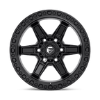 Fuel 1Pc D697 Kicker 17X9 +1 Matte Black