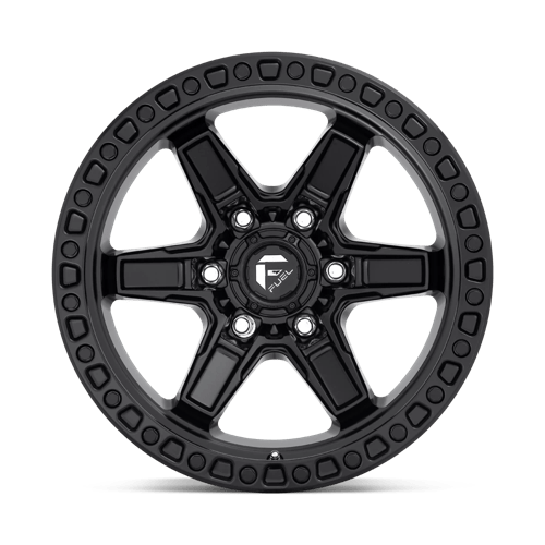 Fuel 1Pc D697 Kicker 17X9 -12 Matte Black