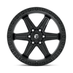 Fuel 1Pc D697 Kicker 20X9 +1 Matte Black