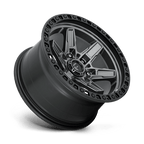 Fuel 1Pc D698 Kicker 17X9 +1 Matte Gunmetal Black Bead Ring
