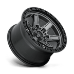 Fuel 1Pc D698 Kicker 20X9 +1 Matte Gunmetal Black Bead Ring