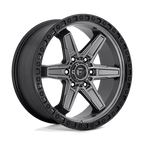 Fuel 1Pc D698 Kicker 20X9 +20 Matte Gunmetal Black Bead Ring