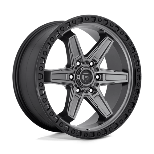 Fuel 1Pc D698 Kicker 20X9 +20 Matte Gunmetal Black Bead Ring