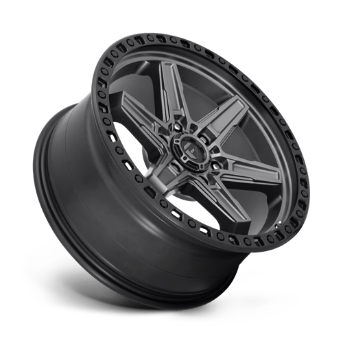 Fuel 1Pc D698 Kicker 20X9 +20 Matte Gunmetal Black Bead Ring