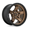 Fuel 1Pc D699 Kicker 20X9 +20 Matte Bronze Black Bead Ring