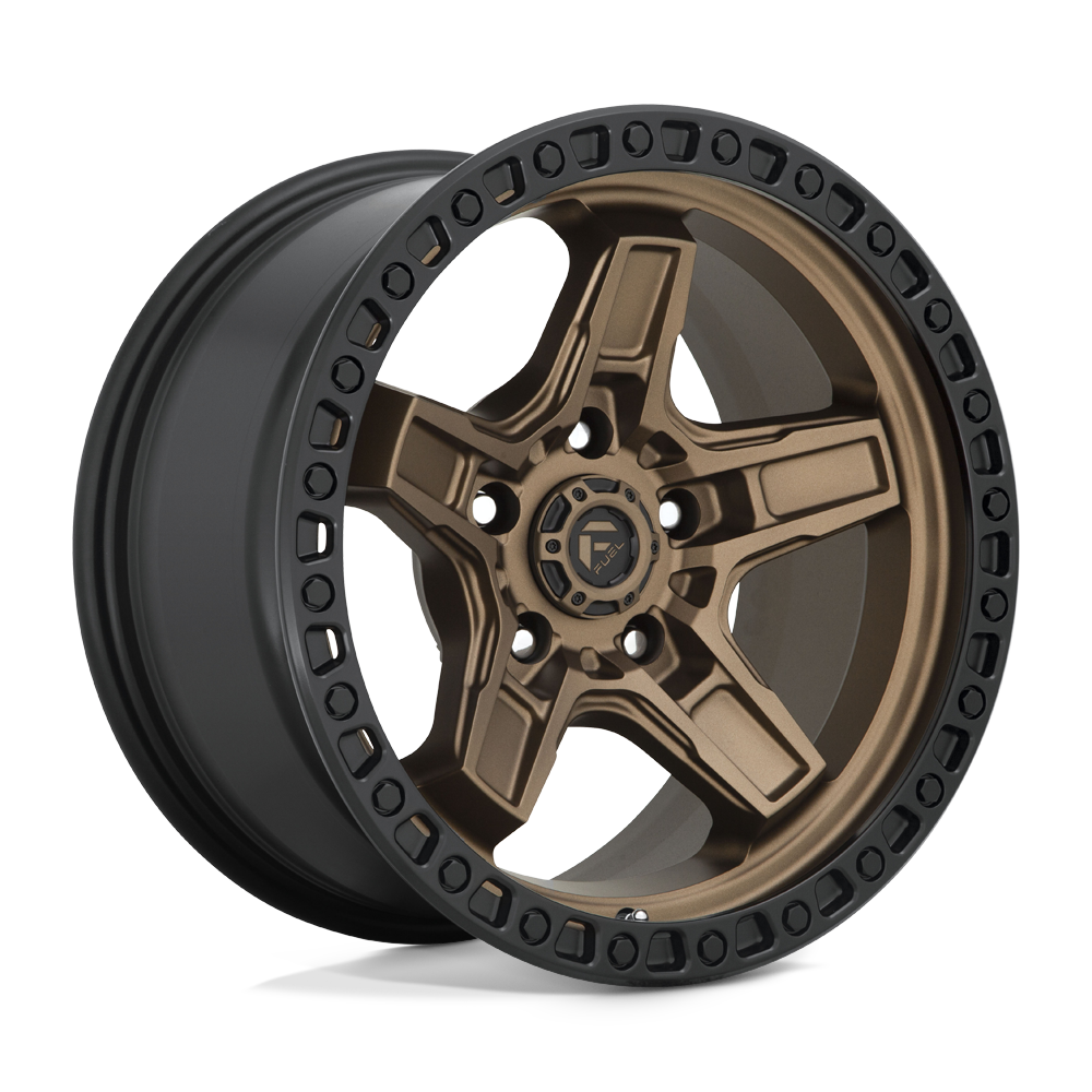 Fuel 1Pc D699 Kicker 17X9 +12 Matte Bronze Black Bead Ring