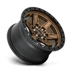 Fuel 1Pc D699 Kicker 17X9 +12 Matte Bronze Black Bead Ring