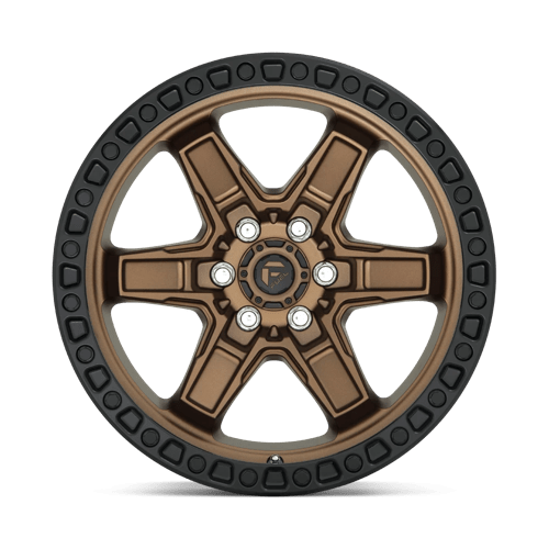 Fuel 1Pc D699 Kicker 17X9 +12 Matte Bronze Black Bead Ring