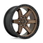Fuel 1Pc D699 Kicker 20X9 +1 Matte Bronze Black Bead Ring