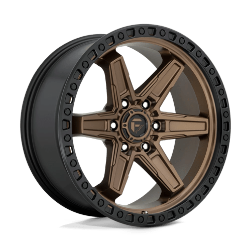 Fuel 1Pc D699 Kicker 20X9 +1 Matte Bronze Black Bead Ring