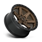 Fuel 1Pc D699 Kicker 20X9 +1 Matte Bronze Black Bead Ring