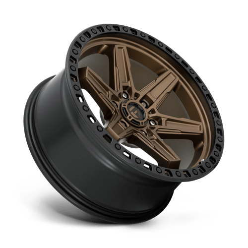 Fuel 1Pc D699 Kicker 20X9 +1 Matte Bronze Black Bead Ring