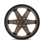 Fuel 1Pc D699 Kicker 20X9 +1 Matte Bronze Black Bead Ring