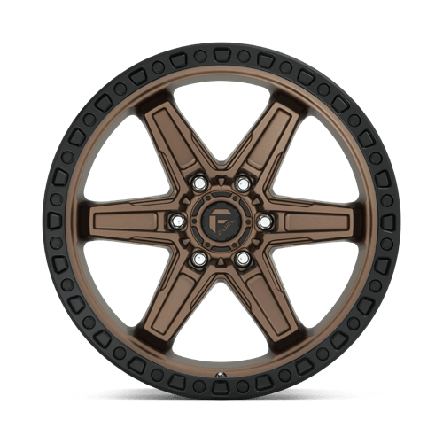 Fuel 1Pc D699 Kicker 20X9 +1 Matte Bronze Black Bead Ring