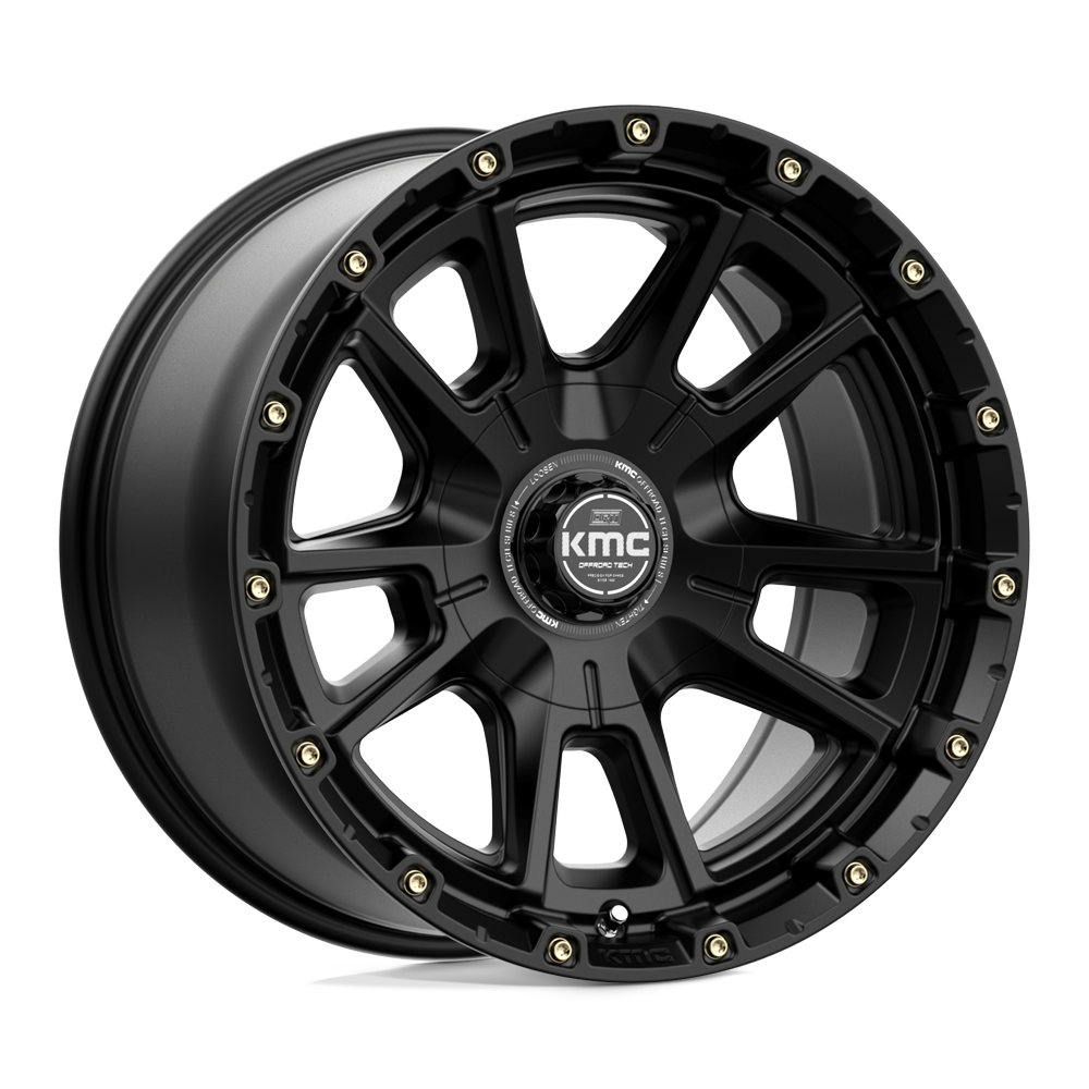 KMC KM100 SYNC 17X9 +0 SATIN BLACK