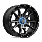 Kmc Km100 Sync 17X9 -12 Satin Black W/ Gray Tint