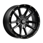 Kmc Km100 Sync 17X9 -12 Satin Black W/ Gray Tint