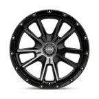 Kmc Km100 Sync 17X9 -12 Satin Black W/ Gray Tint