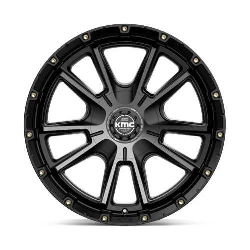 Kmc Km100 Sync 20X9 +18 Satin Black W/ Gray Tint