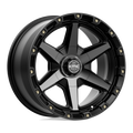 Kmc Km101 Tempo 20X9 +18 Satin Black W/ Gray Tint