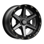 Kmc Km101 Tempo 20X9 +18 Satin Black W/ Gray Tint