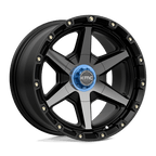 Kmc Km101 Tempo 20X9 +18 Satin Black W/ Gray Tint