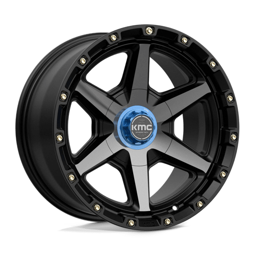 Kmc Km101 Tempo 17X9 -12 Satin Black W/ Gray Tint