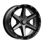 Kmc Km101 Tempo 20X9 +0 Satin Black W/ Gray Tint