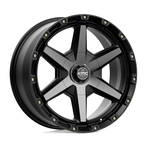 Kmc Km101 Tempo 20X9 +18 Satin Black W/ Gray Tint