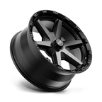 Kmc Km101 Tempo 20X9 +18 Satin Black W/ Gray Tint