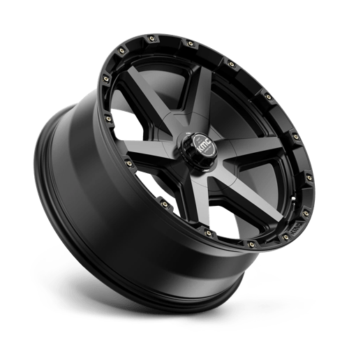 Kmc Km101 Tempo 20X9 +18 Satin Black W/ Gray Tint