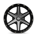 Kmc Km101 Tempo 20X9 +18 Satin Black W/ Gray Tint