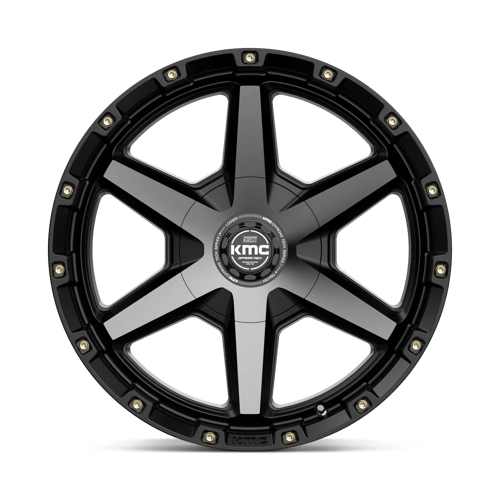 Kmc Km101 Tempo 20X9 +18 Satin Black W/ Gray Tint