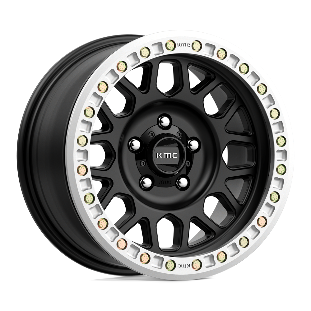 Kmc Km234 Grenade Desert Beadlock 17X8.5 +0 Satin Black