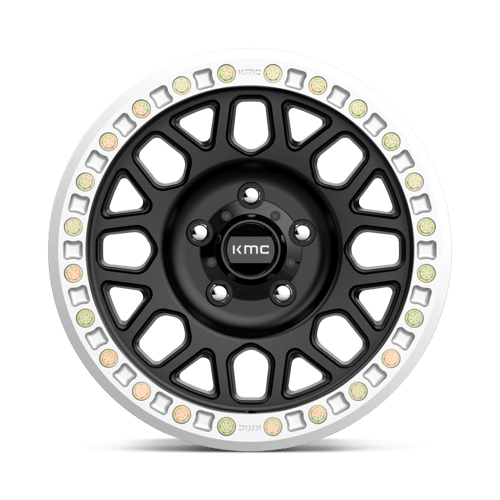 Kmc Km234 Grenade Desert Beadlock 17X8.5 +0 Satin Black