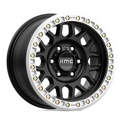Kmc Km234 Grenade Desert Beadlock 17X8.5 +0 Satin Black