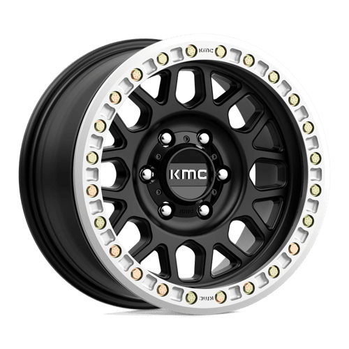 Kmc Km234 Grenade Desert Beadlock 17X8.5 +0 Satin Black