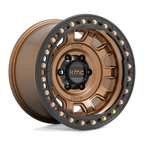 Kmc Km236 Tank Beadlock 17X9 -15 Matte Bronze