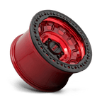 Kmc Km236 Tank Beadlock 17X9 -38 Candy Red