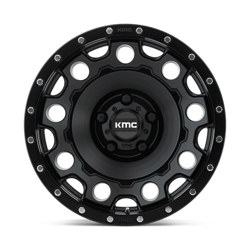 Kmc Km529 Holeshot 17X8.5 +34 Satin Black