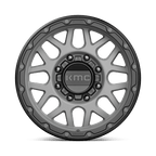 Kmc Km535 Grenade Off-Road 17X9 +18 Matte Gray W/ Matte Black Lip