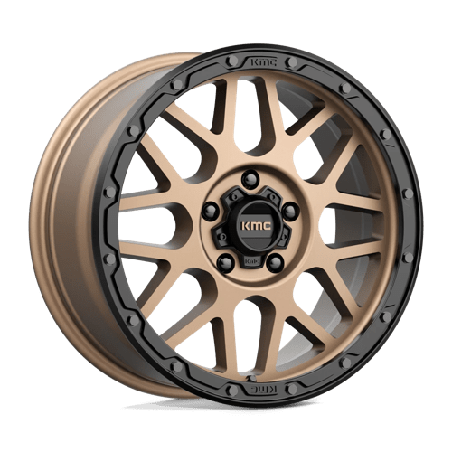 Kmc Km535 Grenade Off-Road 18X8.5 +35 Matte Bronze W/ M-Black Lip
