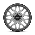 Kmc Km535 Grenade Off-Road 18X8.5 +35 Matte Gray W/ Matte Black Lip