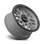 Kmc Km535 Grenade Off-Road 17X9 +18 Matte Gray W/ Matte Black Lip