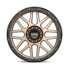 Kmc Km535 Grenade Off-Road 17X9 -12 Matte Bronze W/ M-Black Lip