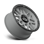 Kmc Km535 Grenade Off-Road 16X8 -6 Matte Gray W/ Matte Black Lip