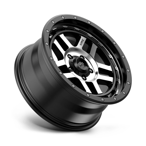 Kmc Km540 Recon 18X8.5 +0 Satin Black Machined