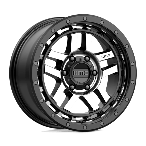 Kmc Km540 Recon 18X8.5 +18 Satin Black Machined