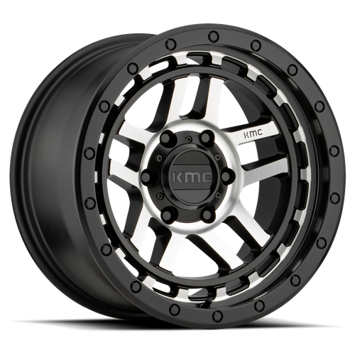 Kmc Km540 Recon 18X8.5 +18 Satin Black Machined